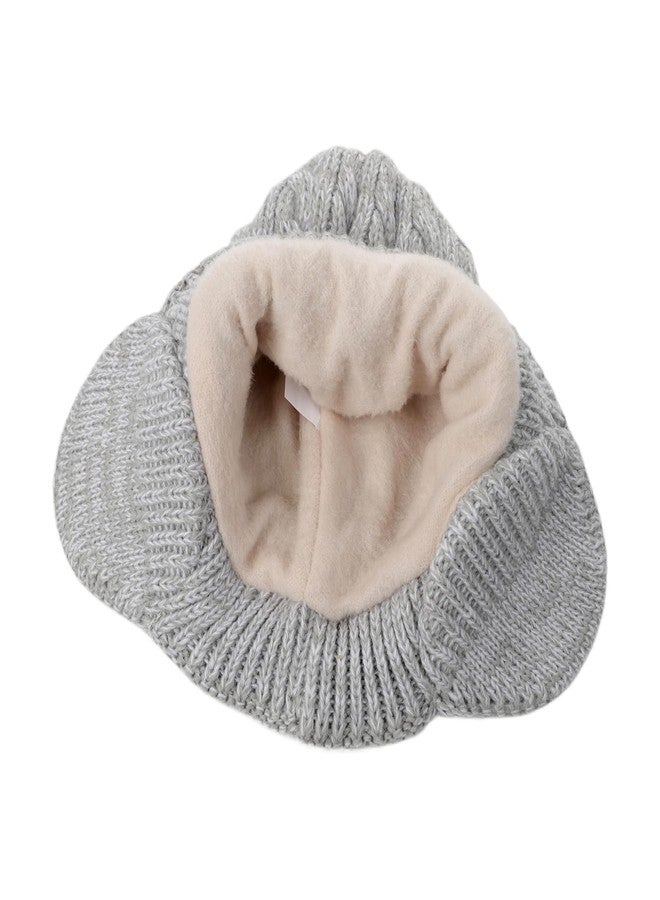 PURFUN 3Pcs Kids Winter Hat Scarf Gloves Set, Toddler Children Soft Thick Warm Thermal Knitted Fleece Lined Beanie Cap with Earflap Snood Neck Warmer Touchscreen Mittens for Girl Boy Age 4-10 Outdoor Sports - Image 4