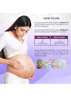 Mederma Stretch Marks Therapy | Stretch Mark Cream For Women & Men | Anti Stretch Mark Cream During & After Pregnancy (25G)  - Image 4