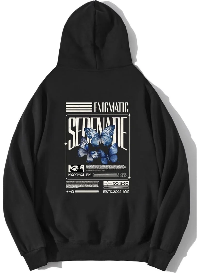 بي ار زد كولكشن Unisex Oversize Enigmatic Serenade Hoodie
