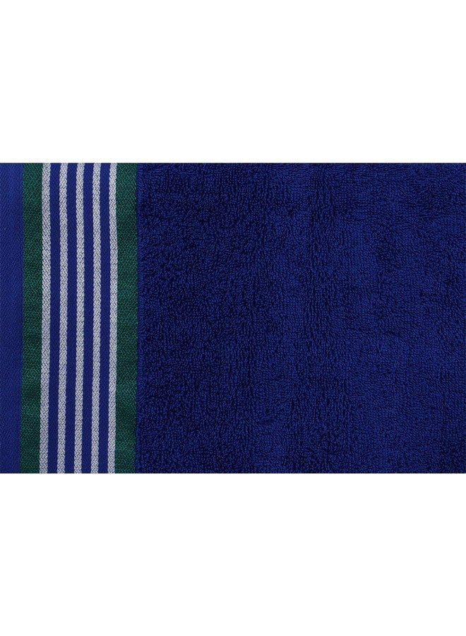 Casa Copenhagen He & She Collection 2 Pieces Cotton Extra Soft Large Bath Towel (70 x 140 cm) - Green & Sodalite Blue - Image 3