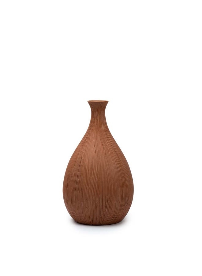 Balkans Handmade Pottery Vase Indoor, H 27 cm 