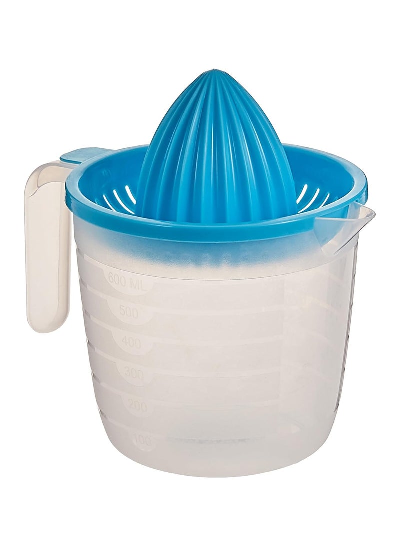 بلاستيك فورت عصارات حمضيات بلاستيكية - عصارة برتقال، عصارة ليمون، عصارة ليمون حامض، إبريق قياس بسعة 600 مل - Image 2