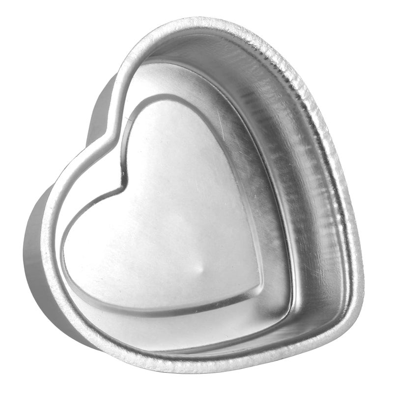 faas Bakeware Aluminium Heart Shape Cake Mould 7 Inch Silver - Image 5