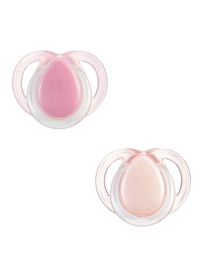 tommee tippee Pack Of 2 Night Time Soother, 0 - 6 Months - Assorted - Image 2