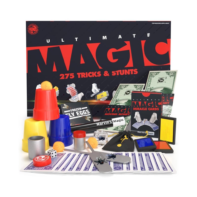 Marvin's Magic Marvins Magic  275 Ultimate Magic Tricks  Full Set  Kids Toys for Birthday  275 MindBlowing Tricks  Illusions Included  Age 8 - Image 2