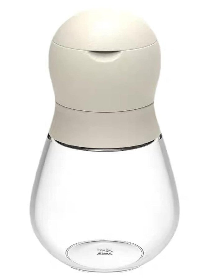 KOOSHLO Pepper Grinder, Stainless Steel Refillable Salt & Peppercorn Shakers Adjustable Ceramic Sea Salt Grinder,BPA-Free Transparent Spice Dispenser for Kitchen (White) - Image 1