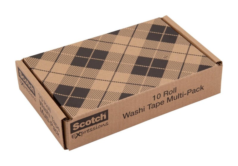 Scotch Washi Tape, 10 Rolls, Great for Use in Bullet Journal, School Supplies, Craft Supplies, and Teacher Appreciation Gifts (C317-10-SIOC) - Image 5