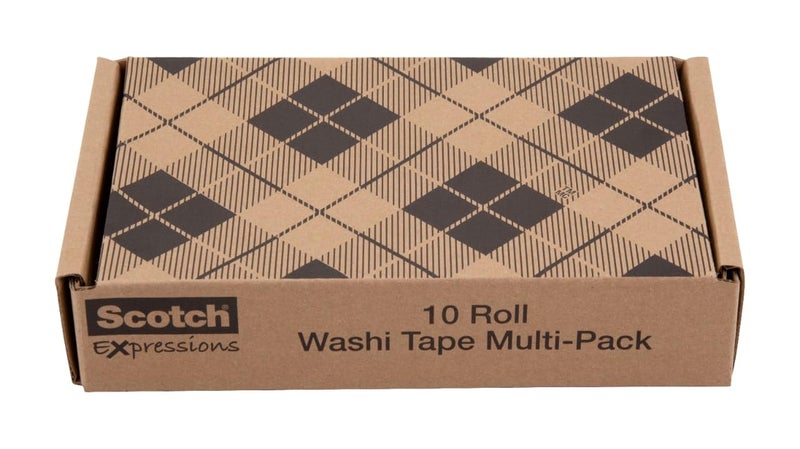 Scotch Washi Tape, 10 Rolls, Great for Use in Bullet Journal, School Supplies, Craft Supplies, and Teacher Appreciation Gifts (C317-10-SIOC) - Image 4