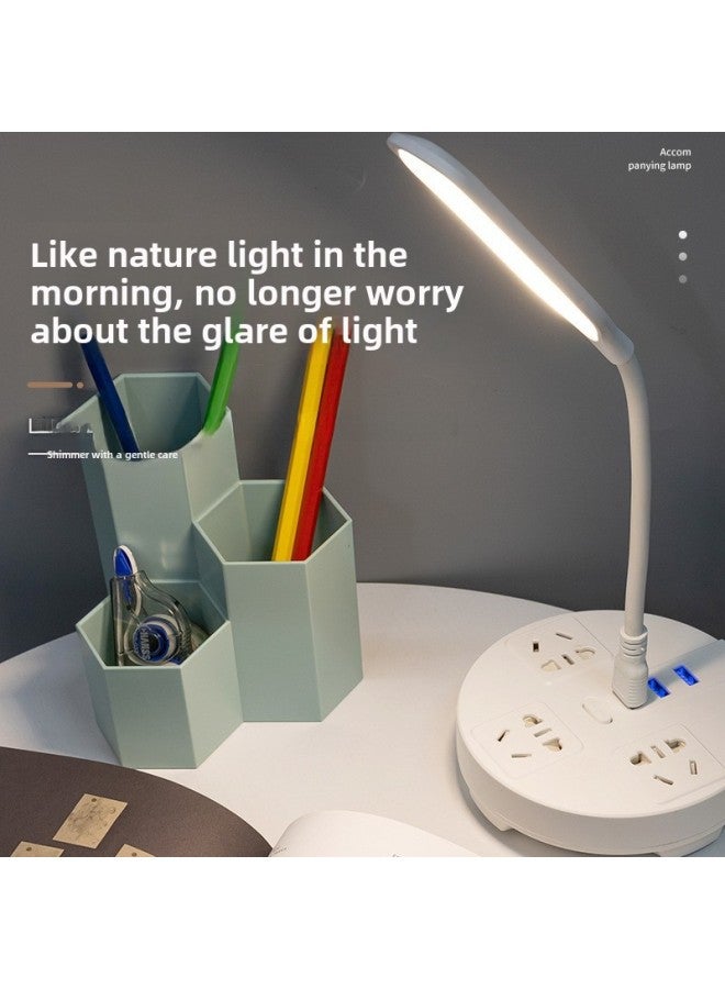 مصباح USB LED محمول صغير محمول ضوء ليلي بمقبس طاقة محمول لشحن الهاتف المحمول مصباح حماية العين للكمبيوتر مصباح مكتب صغير - اللون: ضوء ورقة USB [ضوء أبيض / 8 حبات مصباح غير قابلة للتعديل] - Image 3