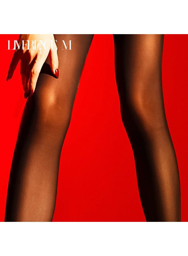 Limerence M Tights With Gusset Autumn Winter Warm Leggings Sand Color 80d 1 Pair L - Image 3