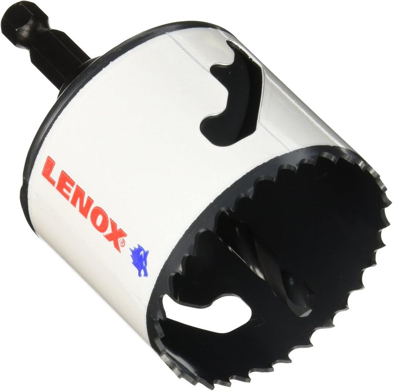 LENOX Tools Bi-Metal Speed Slot Arbored Hole Saw, 2-3/8-Inch - Image 1