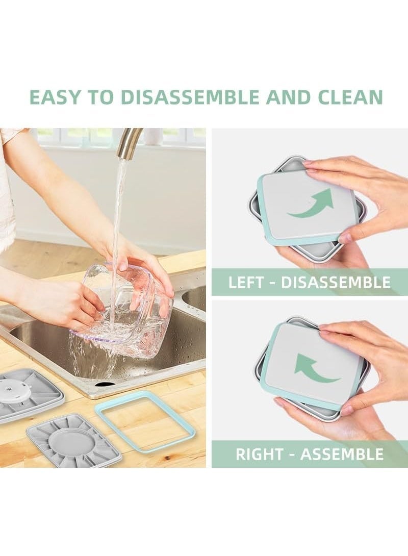 أنكو حاويات تخزين الطعام محكمة الإغلاق من Ankou Premium (1200 مل × 3) - Image 2