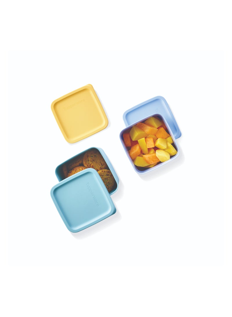 Tupperware مجموعة مربعات متداخلة (مجموعة من 3) - Image 3