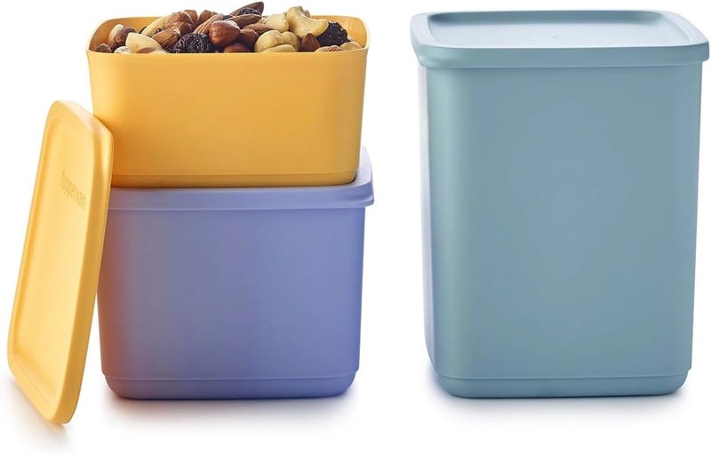 Tupperware مجموعة مربعات متداخلة (مجموعة من 3) - Image 2