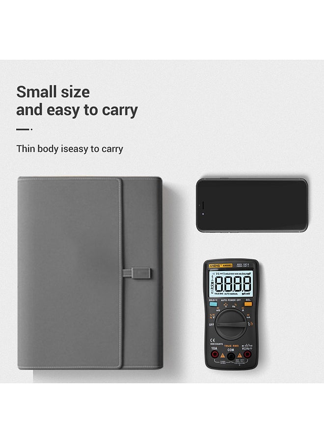 ANENG - AN8002 6000 Counts True RMS Multifunctional Digital Multimeter Voltmeter Ammeter Handheld Mini Universal Meter High Accuracy Measure Temperature AC/DC Voltage AC/DC Current Resistance - Image 1