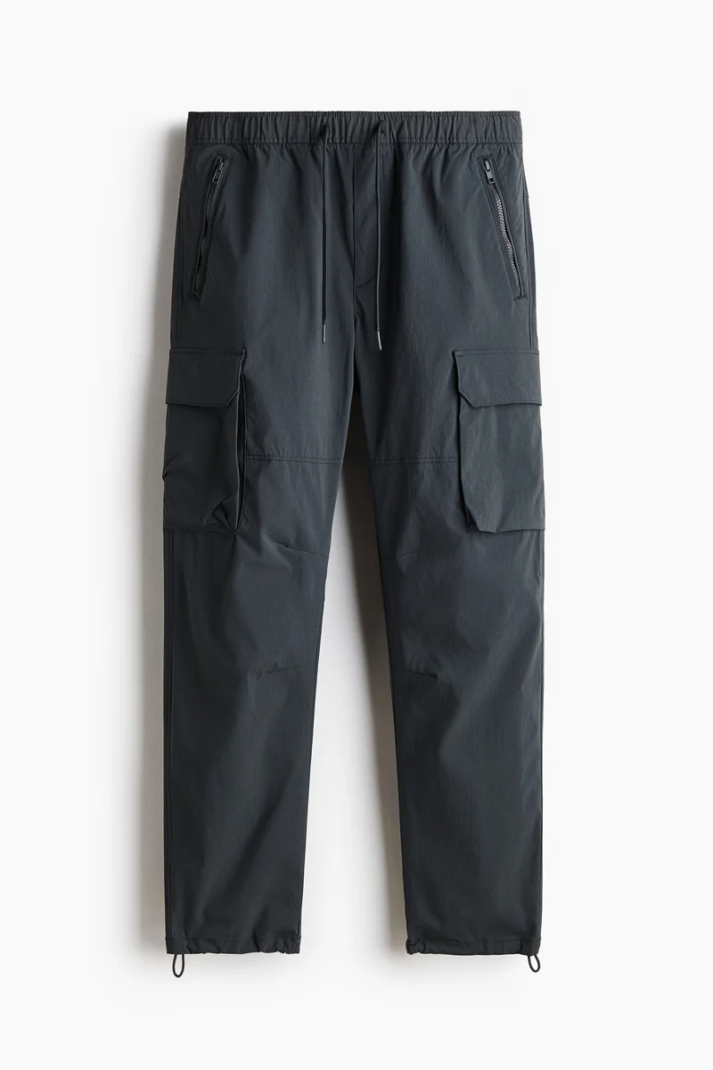 H&M  Regular Fit Nylon cargo trousers for Men | Best Price UAE