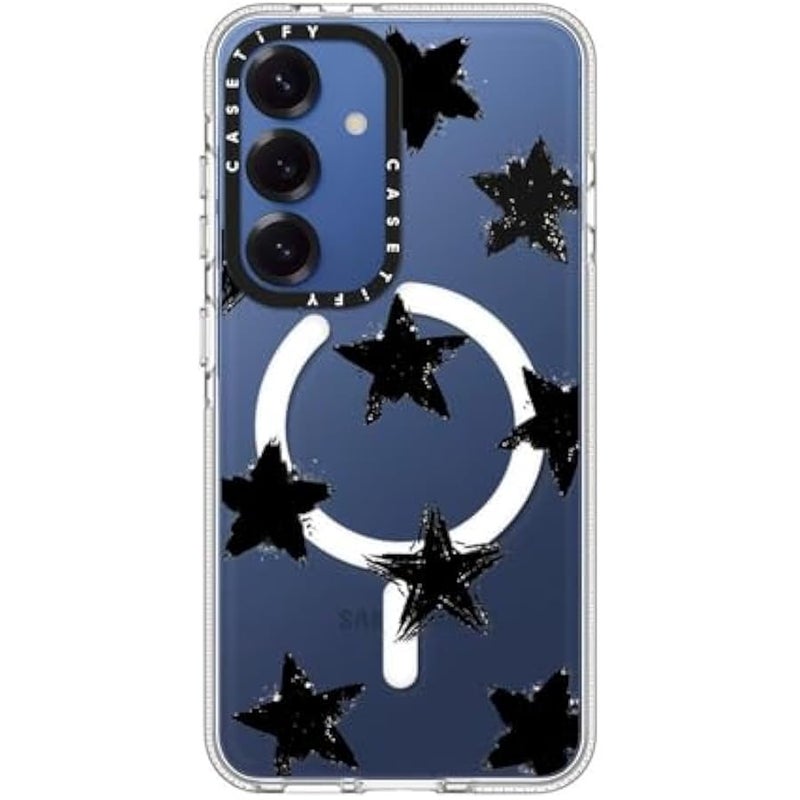 CASETIFY Magnetic Clear Galaxy S25 Case 【Compatible with Magsafe】 - Star Marks - Image 4