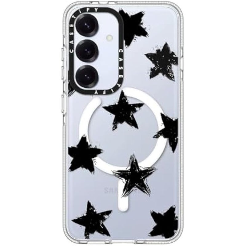 CASETIFY Magnetic Clear Galaxy S25 Case 【Compatible with Magsafe】 - Star Marks - Image 2