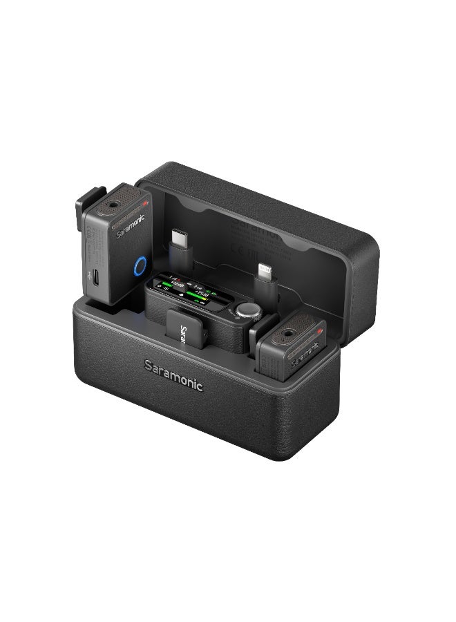 Saramonic Ultra Dual 32-bit Wireless Microphones - Black - Image 1