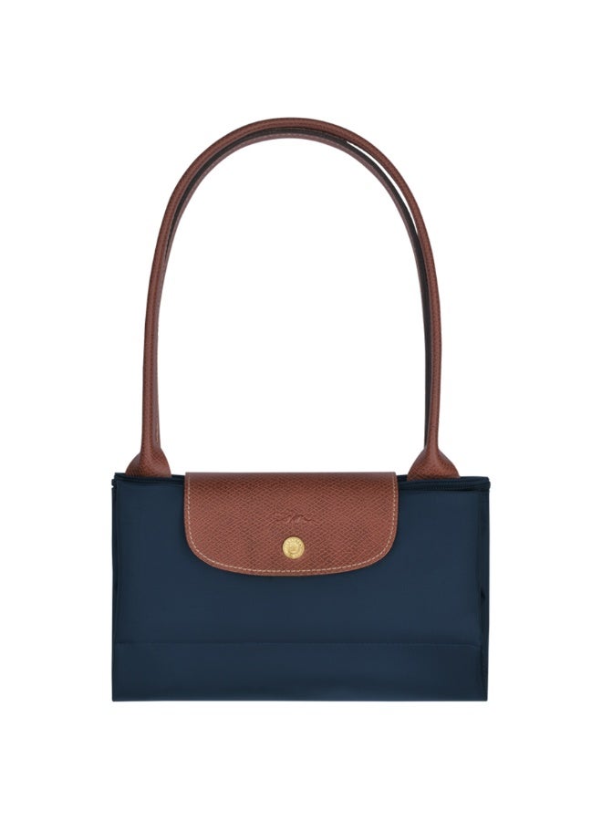 Longchamp Le Pliage Large Foldable Tote Bag - Navy Blue - Image 5