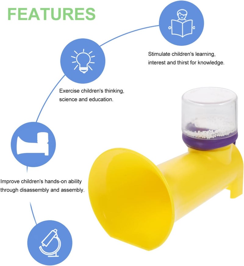 klarako Teaching aids Kids playsets Tympanic Membrane Model Eardrum Cognitive Toy Science Teaching aid stem Plaything Toys maniquin Children Toys Teaching Prop Shock or Instrument Student - Image 3