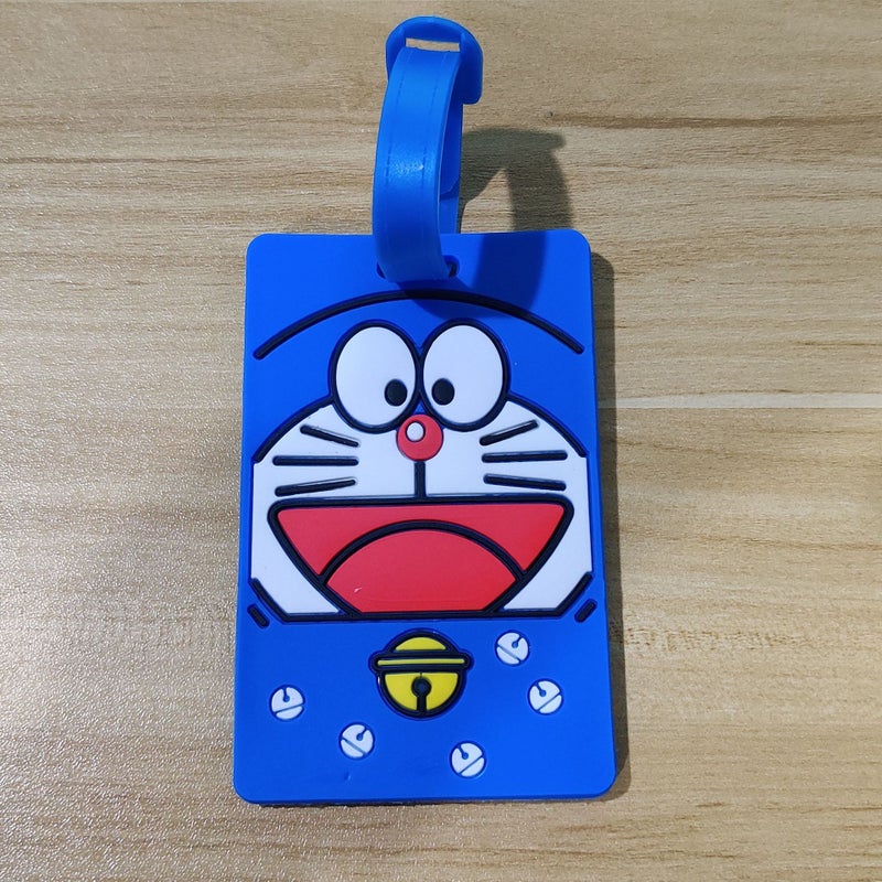 Creative PVC Luggage Tags Cartoon Suitcase ID Doraemon 