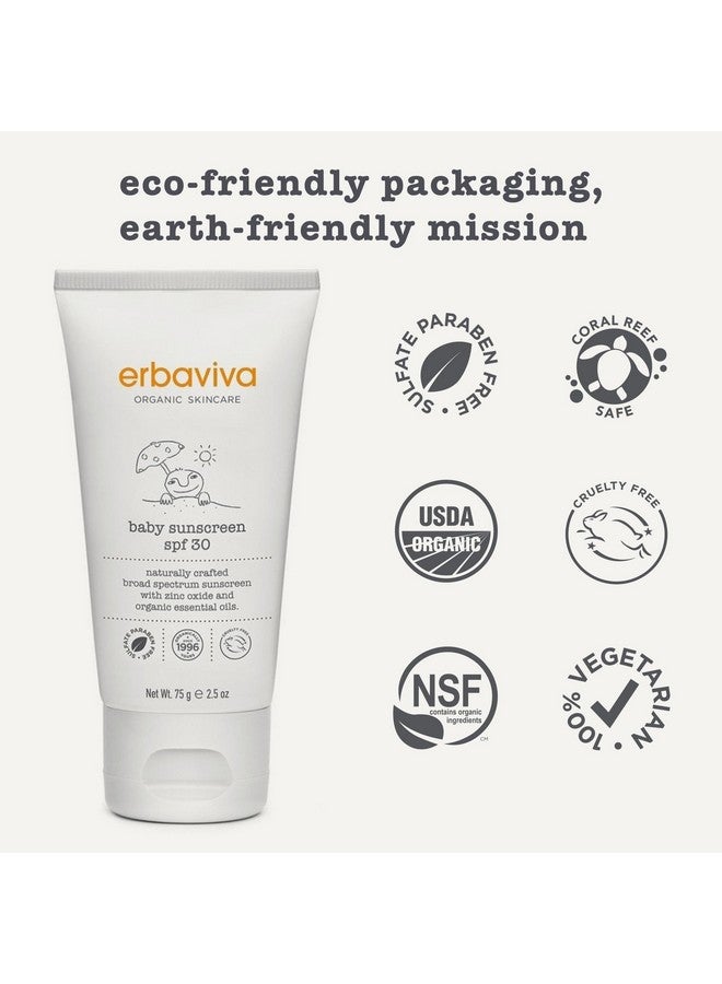 إربا فيفا واقي الشمس العضوي للأطفال من إيربافيفا، 2.5 أونصة - آمن على الشعاب المرجانية، طبيعي، يحمي من الأشعة فوق البنفسجية الطويلة والمتوسطة، مقاوم للماء، غني بالزيوت العطرية - Image 2