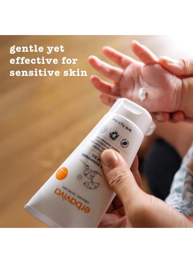 إربا فيفا واقي الشمس العضوي للأطفال من إيربافيفا، 2.5 أونصة - آمن على الشعاب المرجانية، طبيعي، يحمي من الأشعة فوق البنفسجية الطويلة والمتوسطة، مقاوم للماء، غني بالزيوت العطرية - Image 4