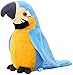 Holiberty Talking Macaw Parrot Repeat What You Say Stuffed Animal Plush Toy Electronic Record Animated Bird Shake Wings Speaking Parrot Pet Plush Interactive Toys for Kids Boys Girls Christmas Birthday Gift - Image 2