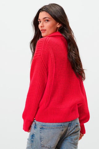 Women Long Sleeve Knitted Sweater, Red - pzsku/Z200C3E9D1090BE08E927Z/45/1746223154/9296fb8d-e19a-48f4-a4dc-c7d5cb407b10
