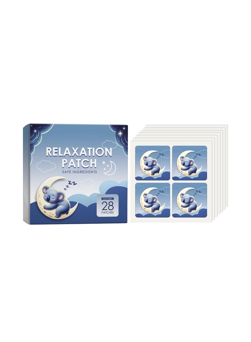 Generic Deep Sleep Patches for Adults, 28 Pcs Cartoon Sleep Aid Pads, Natural Sleeping Stickers to Improve Sleep Quality, Easy to Apply and Comfortable, Sleep Aid Patches for Men and Women - Image 1