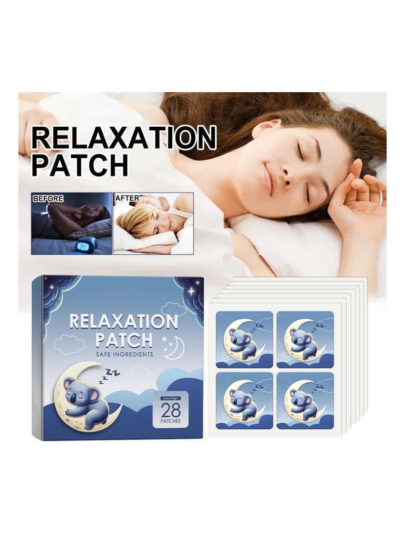 Generic Deep Sleep Patches for Adults, 28 Pcs Cartoon Sleep Aid Pads, Natural Sleeping Stickers to Improve Sleep Quality, Easy to Apply and Comfortable, Sleep Aid Patches for Men and Women - Image 3