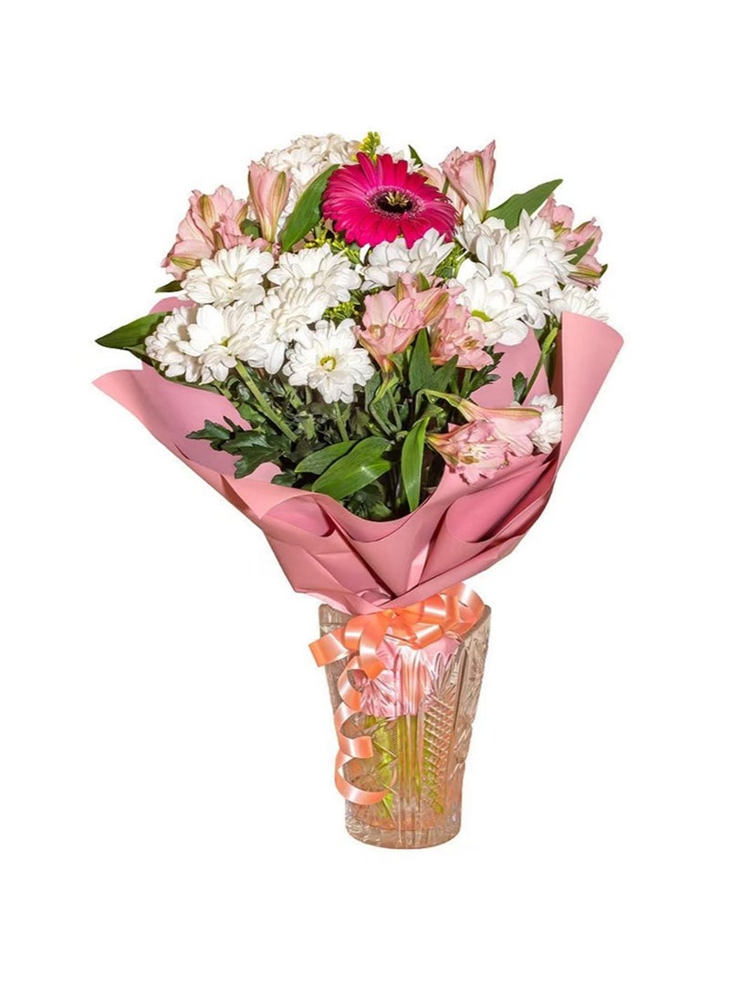 كريسال مادة حافظة خاصة بأزهار الأقحوان الطازجة، عبوات طعام شفافة للزهور لتنسيق الزهور والباقات، مستلزمات تنسيق الزهور الطازجة، مادة حافظة للزهور ومحلول مغذي لإطالة عمر الزهور (5 مل، 20 عبوة) - Image 5