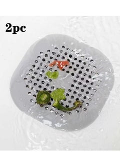 2-Piece Bathroom Drain Cover Drain Stopper Shower Filter kitchen Sink Strainer TPR Grey 14x14 Centimeter - pzsku/Z200C56F3D452E7C47700Z/45/_/1705668083/182cc9a4-f465-45a1-b26f-b0c1d0adc7a6