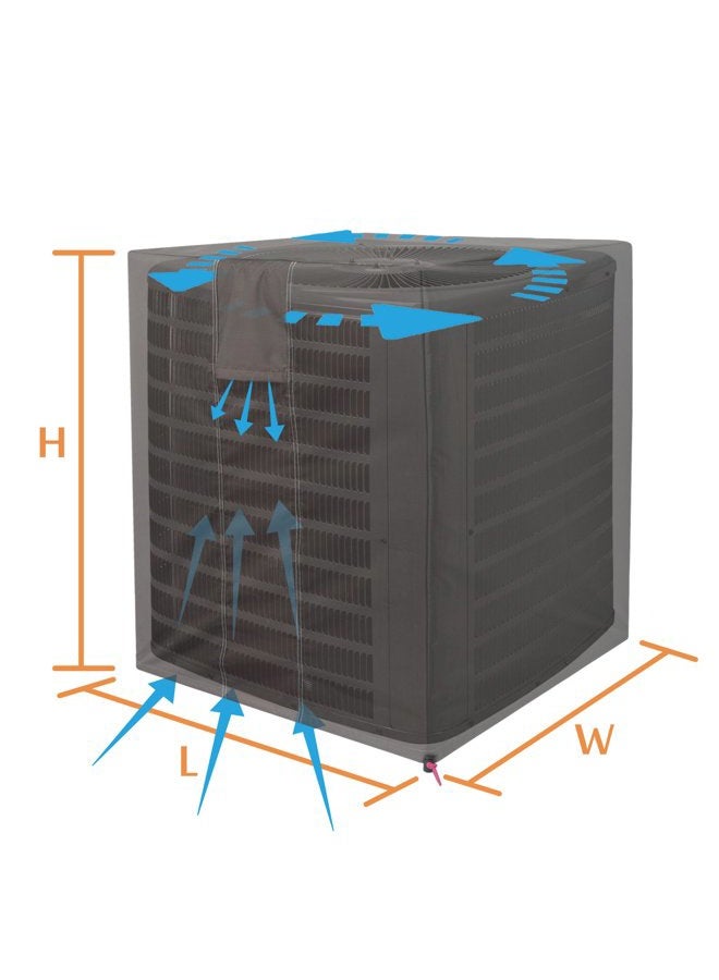JEACENT Central Air Conditioner Covers for Outside Units AC Covers 32x32x36 inches - Image 2