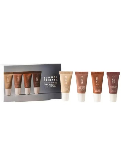 Summer Fridays The Mini Neutrals Lip Butter Balm Set
