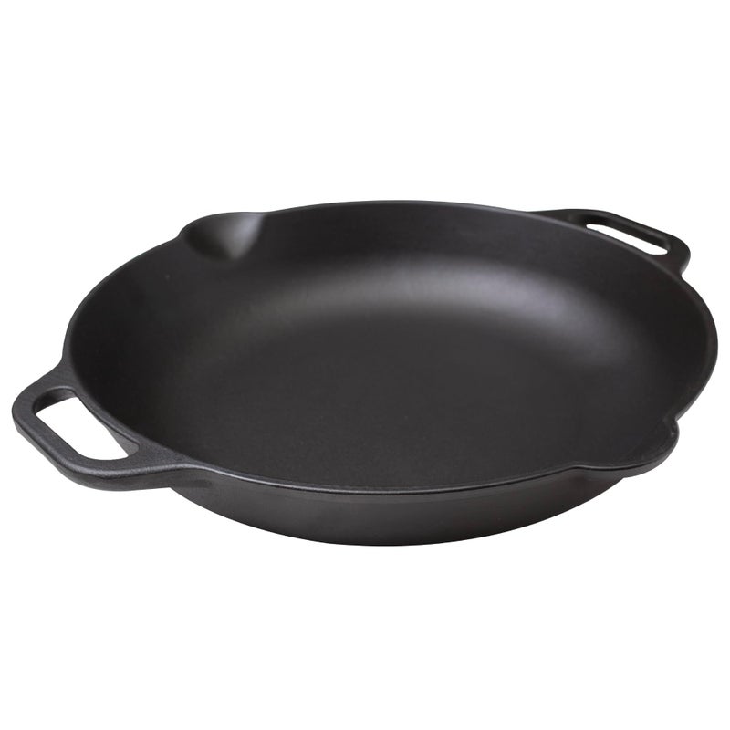 Victoria Victoria 13Inch Cast Iron Skillet PreSeasoned Cast Iron Frying Pan with Loop Handle Made in Colombia 