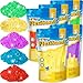 NiToy FlexiSand Value Pack 11lbs of 5 Colored Moldable SelfSticking SandNever Dries Out Fun for Kids Bulk Refill for Sensory Sand Box ToysIdeal for ShapingSqueezingScoopingRolling and Molding - Image 3