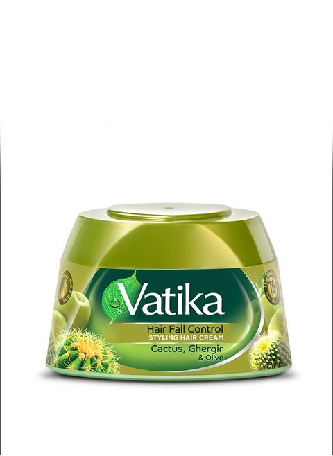 Vatika Naturals Anti-Hair Fall Conditioner Cream | Ghergir, Cactus & Olive | Strengthens & Nourishes Weak Hair - 140ml