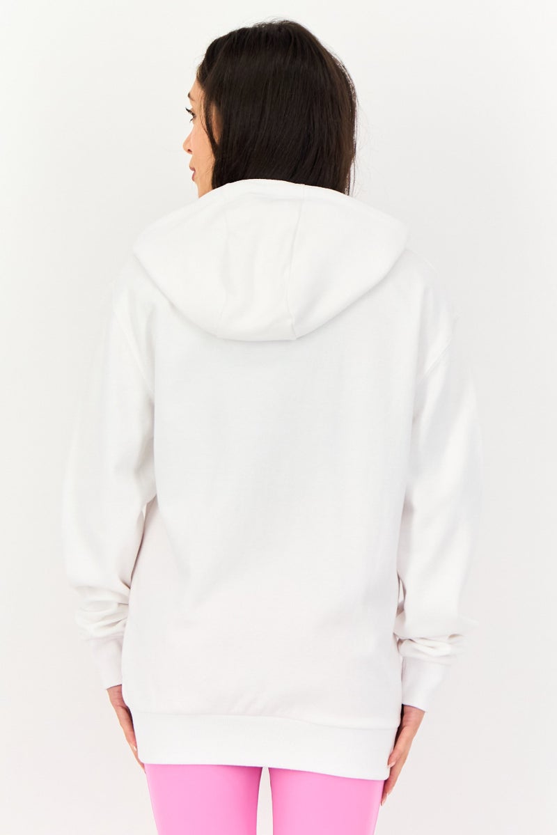 Ellesse Women Sportswear Fit Long Sleeve Outdoor Hoodie, White - Image 2