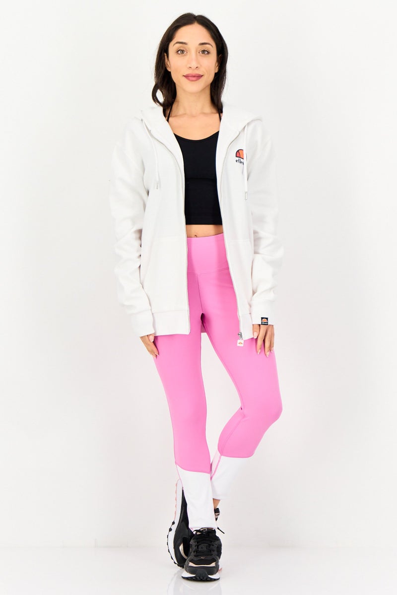 Ellesse Women Sportswear Fit Long Sleeve Outdoor Hoodie, White - Image 4