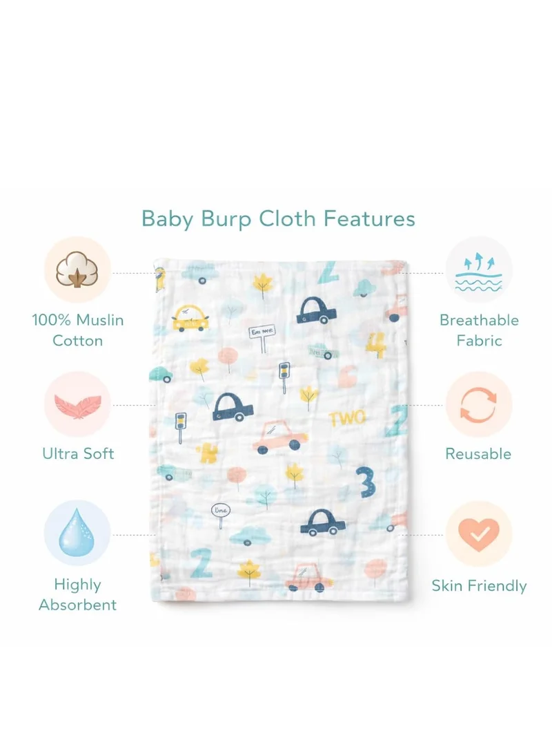 TUMMY TUMMY  Printed Baby swaddles for new born babies pack of 2