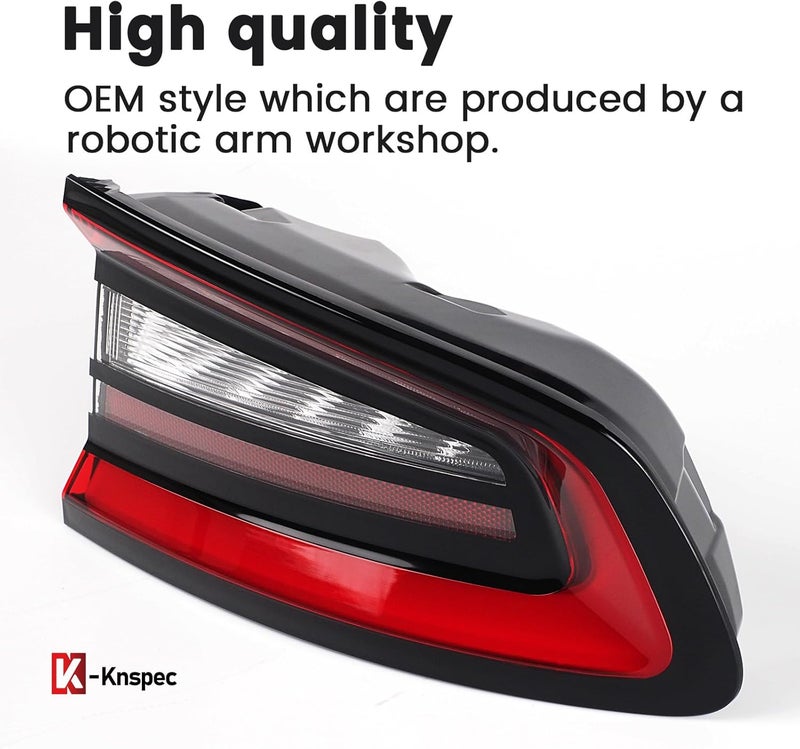 KNSPEC LED Tail Lights for Dodge Charger 2015-2022 Right Passenger Side - Image 3