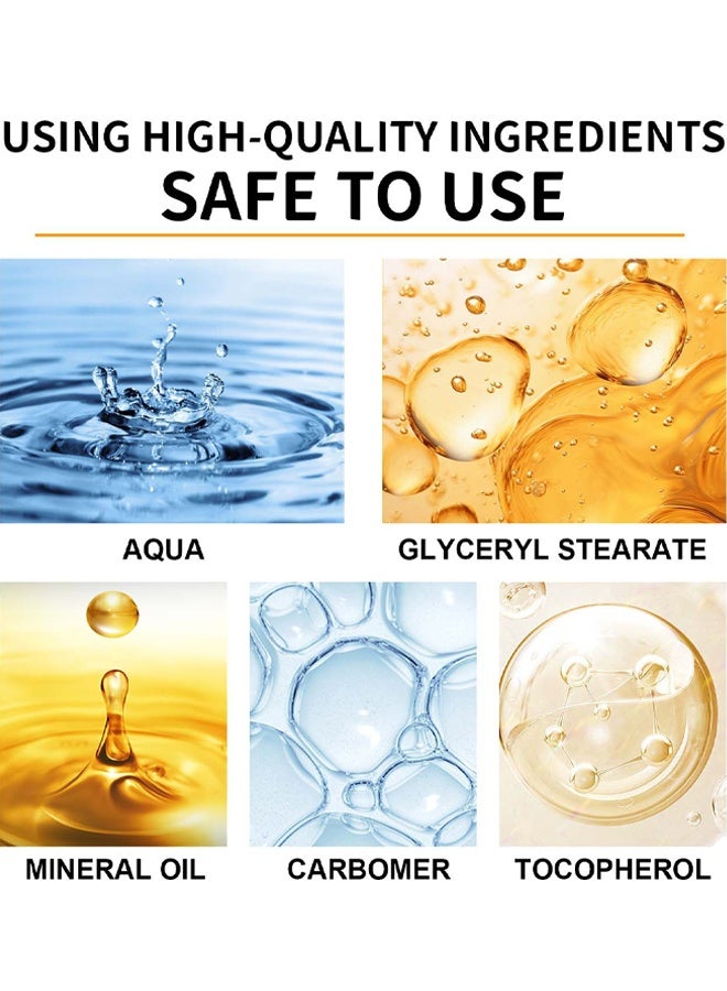 هويجي كريم إصلاح العين 5D الببتيد المضاد للشيخوخة ، يقلل من التجاعيد والهالات السوداء ، كريم مرطب للعين لبشرة أكثر نعومة ، مناسب لجميع أنواع البشرة (15 مل) - Image 3