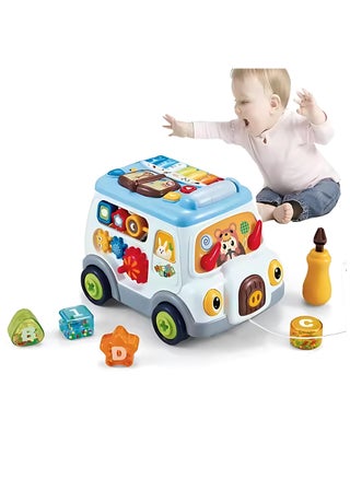 Twisoo Multifunctional Busy Bus Toy for Toddlers – 2-in-1 Musical Activity Toy with Piano, Talking Book, Shape Sorter, Pull String & Gears | Early Learning Toy for Kids 12+M (White).. - pzsku/Z200CC88063E83A91BD75Z/45/1749801286/01b76806-3288-44d9-9c51-976c16194579