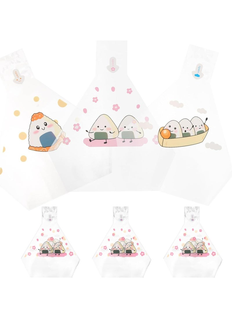 Oasisgalore - 50pcs Triangle Onigiri Wrappers - Japanese Rice Ball Packaging Bags for Sushi - Image 1