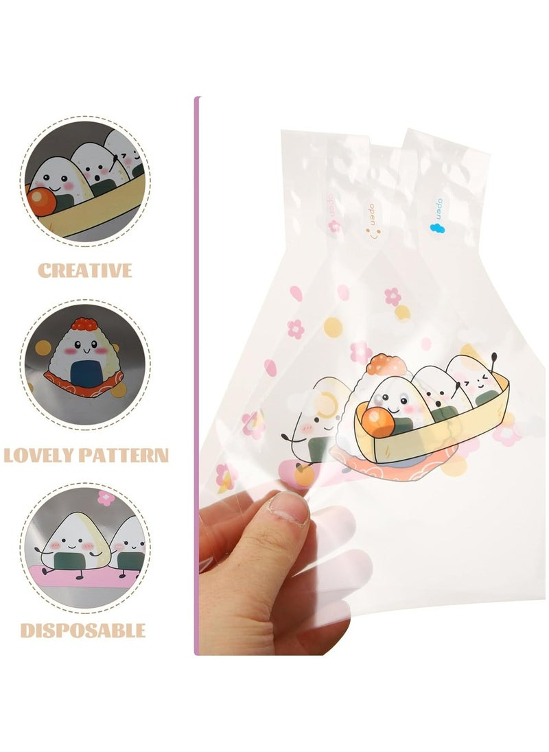 Oasisgalore - 50pcs Triangle Onigiri Wrappers - Japanese Rice Ball Packaging Bags for Sushi - Image 1