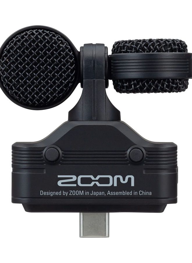 ZOOM Am7 Stereo Microphone for Android, Mid-Side Stereo, Rotatable Capsule for Alignment with Camera, for Recording Audio for Music, Videos, Interviews, and More - Image 1