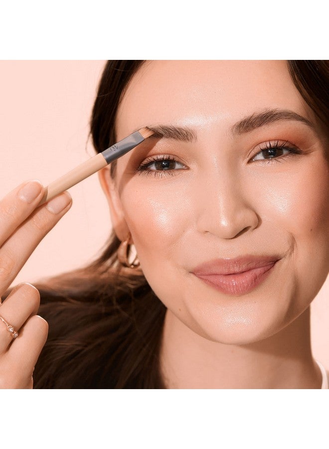 Ecotools Enhancing Eye Brush Set, Makeup Brushes For Liquid, Cream & Powder Eyeshadow & Eye Liner Application, Dual-Sided & Eco-Friendly, Synthetic Bristles, Cruelty-Free, 2 Piece Set - Image 2