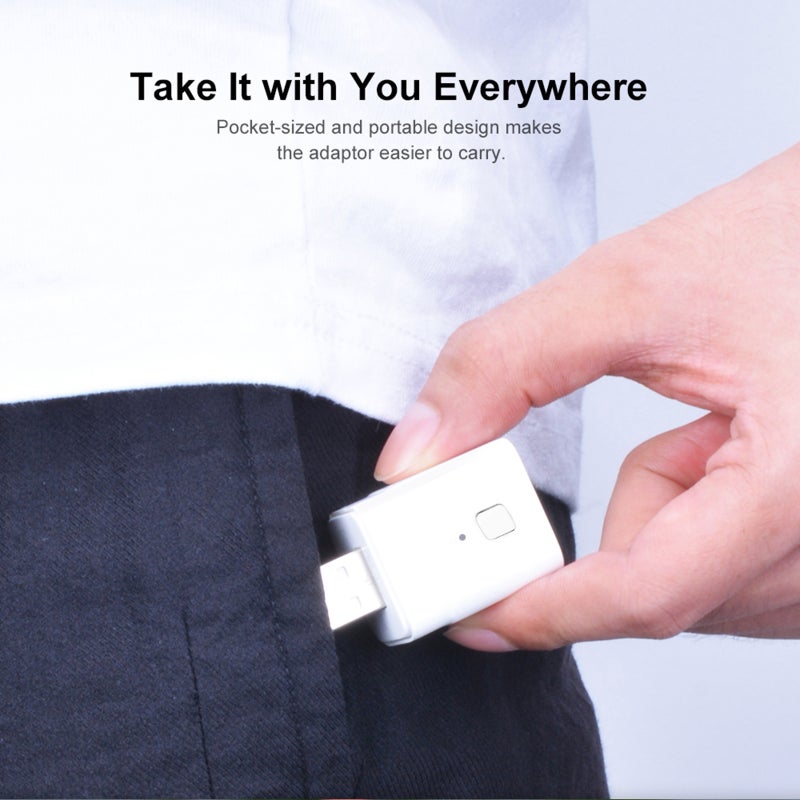8PCS Tuya Micro 5V Wireless USB Smart Adaptor Flexible and Portable Make USB Devices Smart via Tuya APP Voice Control Compatible with Google Home - Image 2